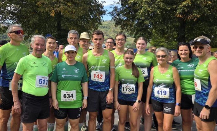 Das Team des LAC Nationalpark Molln beim Apfelland-Lauf. (Foto: privat)