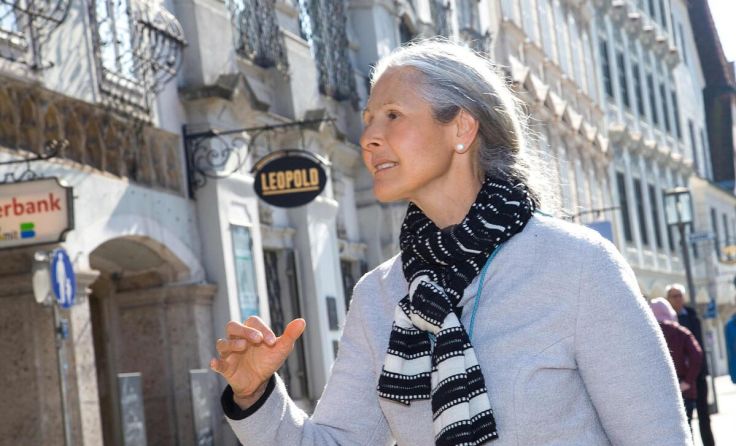 Martha Rieß führt zu Schauplätzen des Bauernkriegs vor 400 Jahren. (Foto: Rieß)