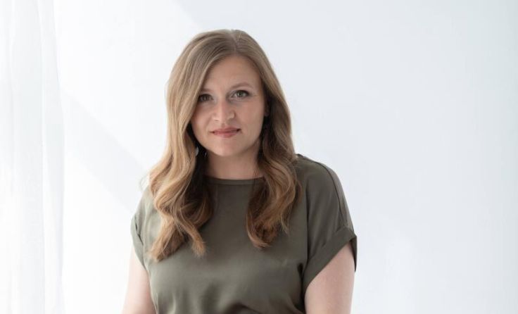 Stefanie Poxrucker hält die Gedenkrede. (Foto: Ines Thomsen)