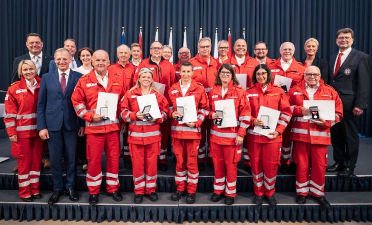 Verleihung im Steinernen Saal in Linz (Foto: Land OÖ/MM)