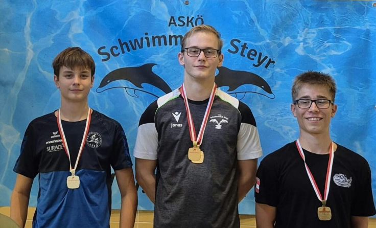 Jonas Sobczak (Mitte) gewann zweimal. (Foto: SCS)