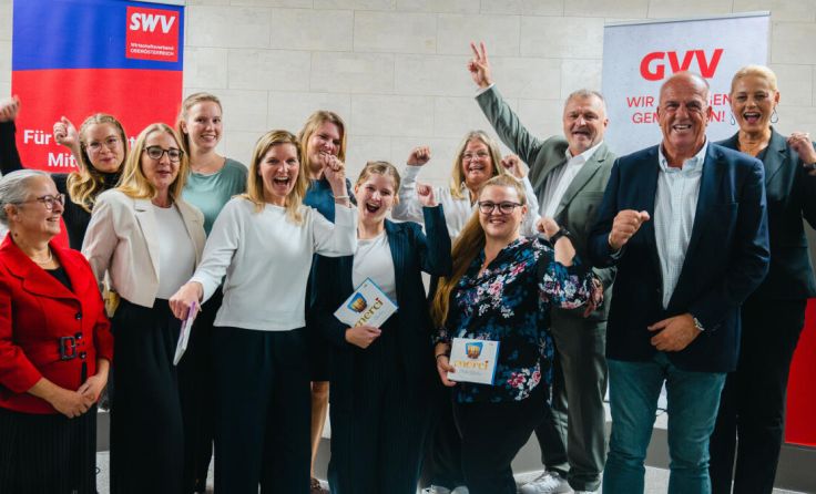 Jubel beim Reisebüro Armbrüster (Foto: SPÖ/Schöngruber)
