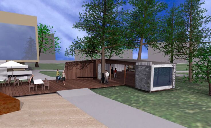 Grafiken des neuen Linzer Donaustrands. Foto: „any:time architekten“