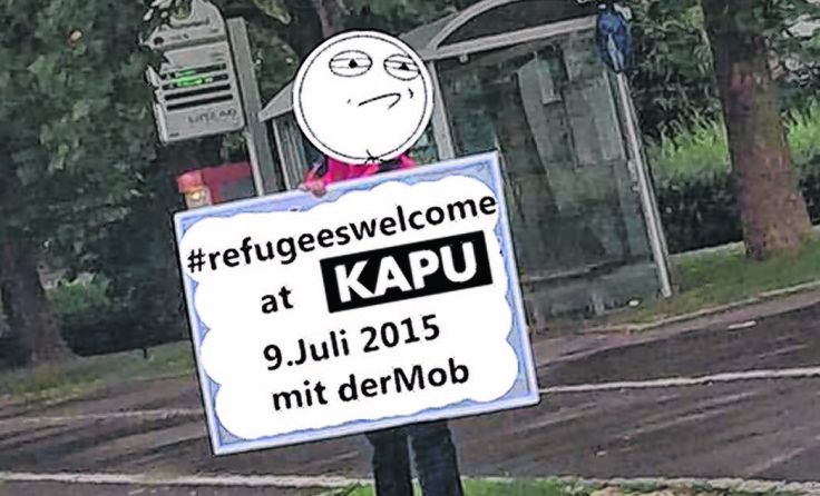 Ein Abend mit und von Flüchtlingen.