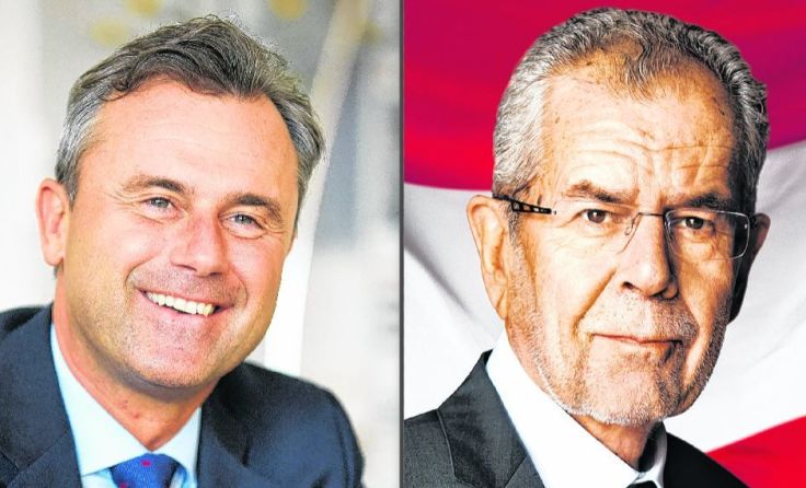 Tips hatte fünf Fragen an Norbert Hofer und Alexander Van der Bellen. Fotos: FPÖ,Grüne