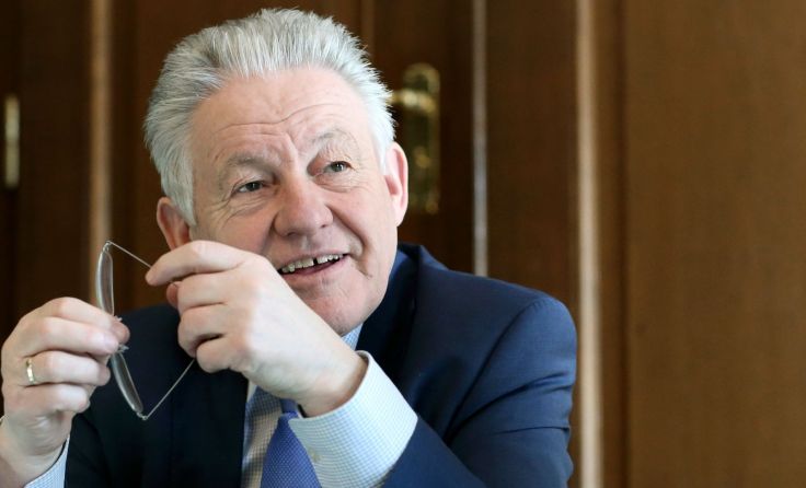 LH Josef Pühringer zeigt sich zufrieden. Foto: Land OÖ/Stinglmayr
