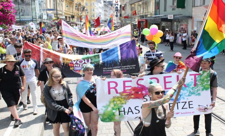 LINZPRIDE 2017. Fotos: HOSI Linz (Gerhard Niederleuthner)