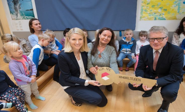 Haberlander, Luger bei der Eröffnung. Foto: Wakolbinger