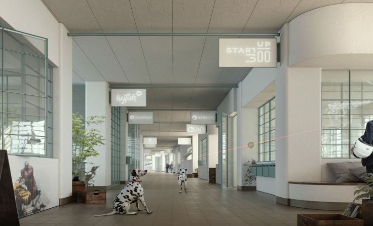 So soll die „Strada del Start-up“ in der Tabakfabrik ab Mai 2018 aussehen. Foto: Sonaar