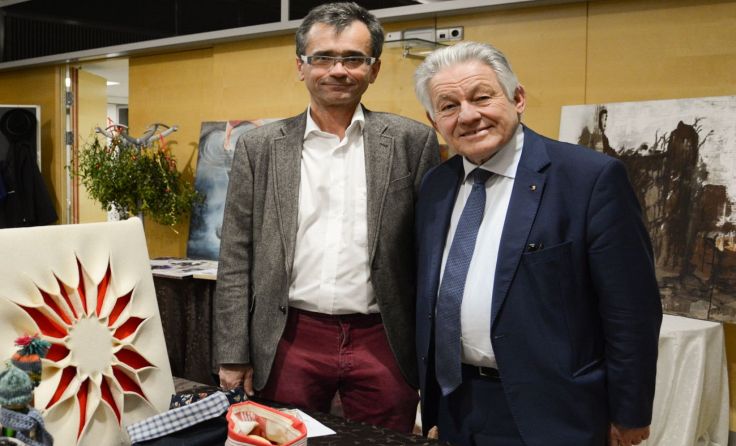 Peter Niedermoser und LH a.D. Josef Pühringer. Foto: Ärztekammer für OÖ