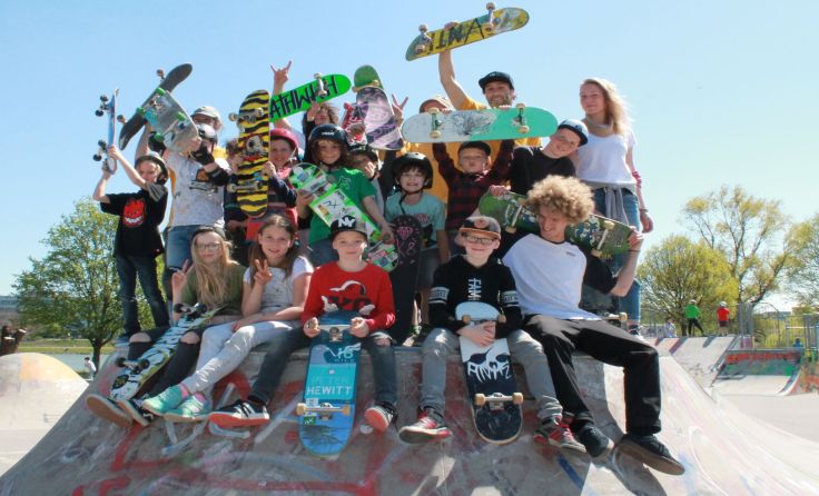 Drei Tage Skater-Action in Urfahr.