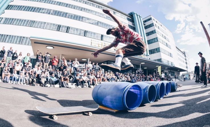 Das Tabakfabrik-Areal steht am 18. Mai ab 12 Uhr wieder Kopf. Foto: SK8