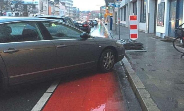 Ärgerniss für Radfahrer. Foto: Privat