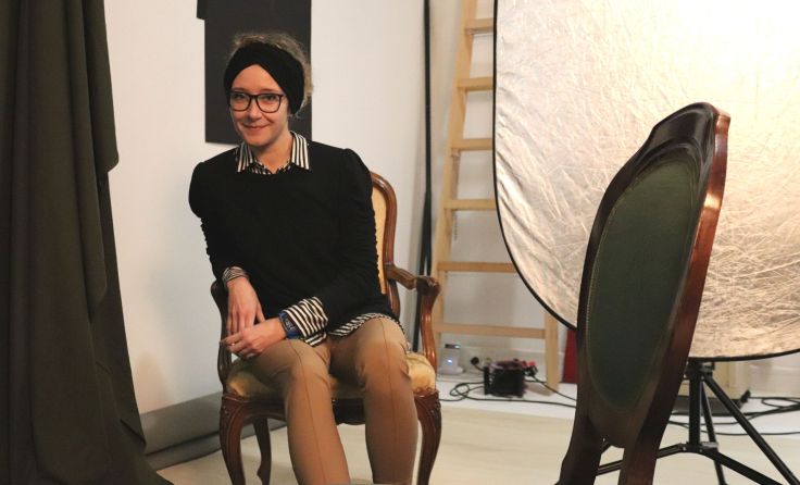 Michaela Riess in ihrem Studio. Foto: Tips