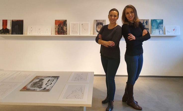 Die beiden Künstlerinnen Danijela Bagaric und Bianca Kiso. Foto: Starmayr