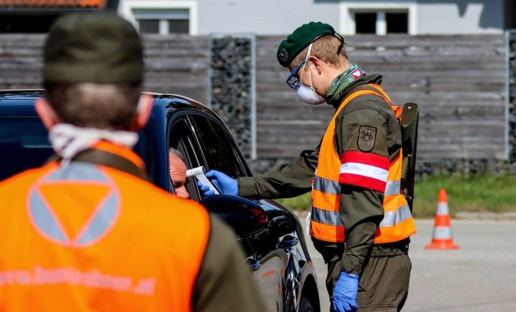 400 Soldaten sind an den Grenzübergängen im Einsatz. Foto: Militärkommando OÖ