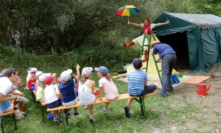 Im Vorjahr überzeugte Gabriele Deutsch die Kinder beim Ferienspiel. Foto: Stadtgemeinde Steyregg