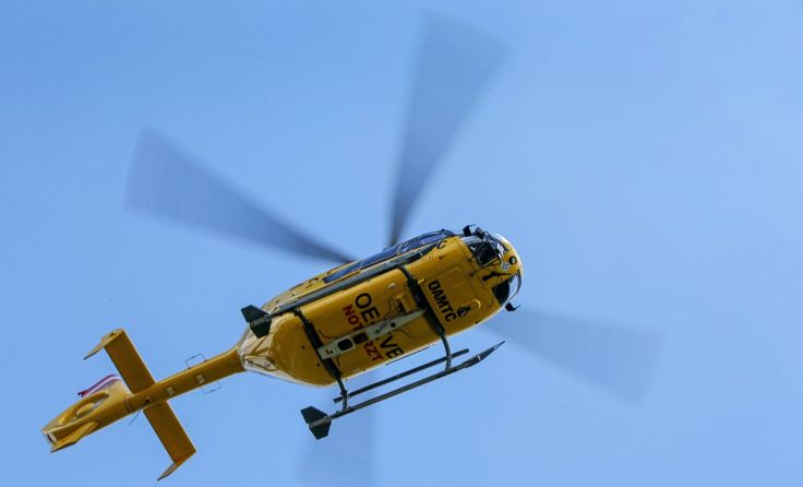 Rettungseinsatz in Alberndorf. Foto: Weihbold