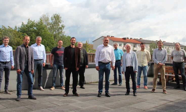 Die Projektbeteiligten trafen sich zum Start des Vorprojektes. (Foto: Stadt Ansfelden)