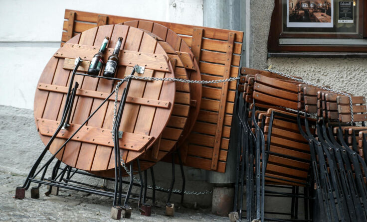 Auch die Gastronomie ist vom aktuellen Teil-Lockdown stark betroffen. (Foto: volker weihbold)