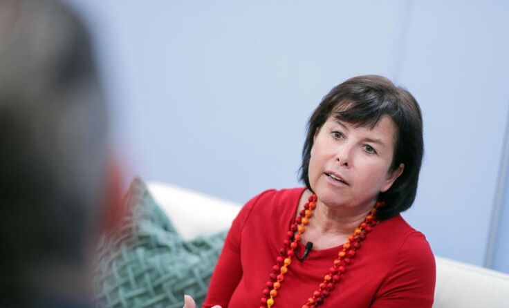 Oberösterreichs SPÖ-Vorsitzende Birgit Gerstorfer (Foto: volker weihbold)