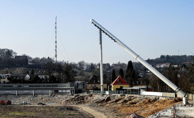Der Abriss selbst schreitet voran und ist im Zeitplan, (Foto: volker weihbold)