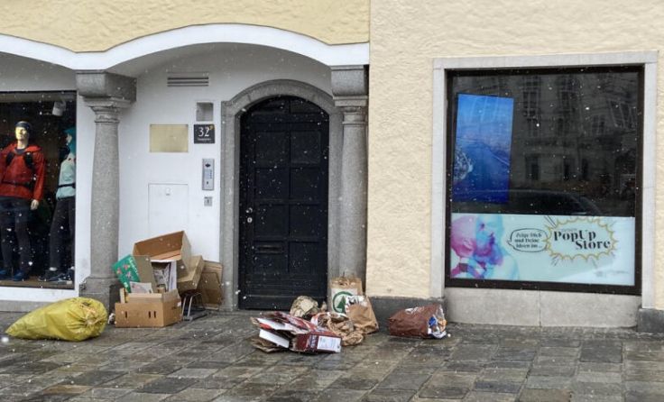 Die Müll-Situation in Linz verschärfte sich durch die Lockdowns. (Foto: FPÖ Linz)