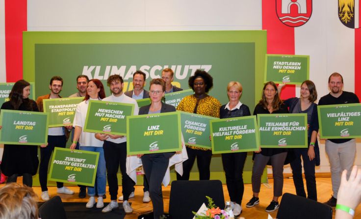 Grüner Wahlkampf-Auftakt im Alten Rathaus. (Foto: Johanna Leitner Fotografie)