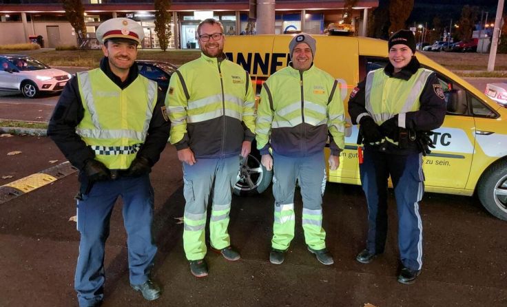 Das Team von der Lichtaktion in Linz-Urfahr (Foto: ÖAMTC)