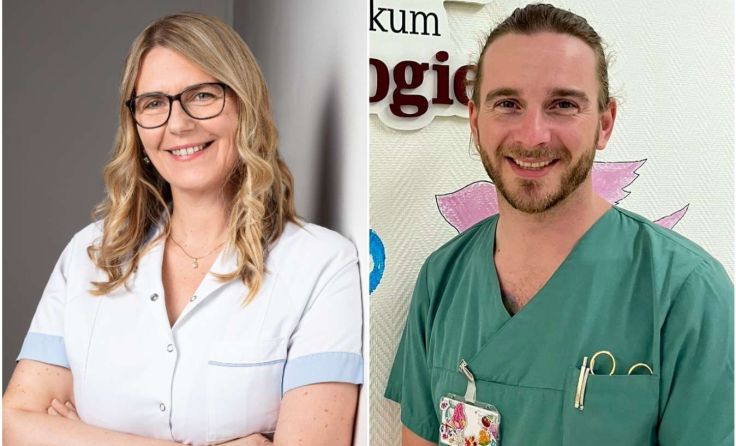 Sabine Wolfmayr (l.) und Mathias Paulischin sind beide am Linzer KUK tätig. Fotos: KUK