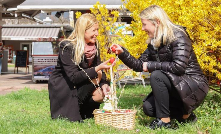 Ostereiersuche am Südbahnhofmarkt. (Foto: Stadt Linz / Sturm)