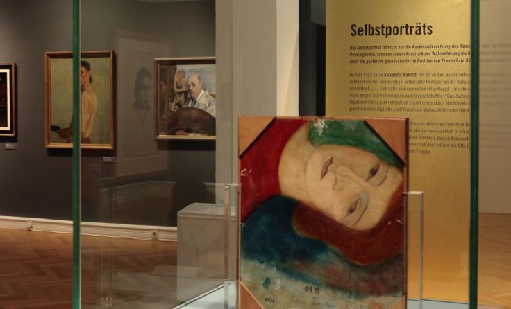 Ausstellungsansicht: „Neue Sachlichkeit“ F: A. Bruckböck. Oö. Landesmuseum