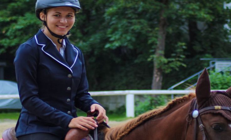 Ausnahmetalent Anna Pichler und Shagya-Araber Vitus beim Wettbewerb