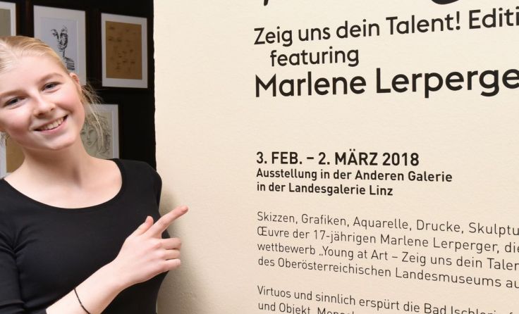 Sichtlich stolz: Marlene Lerperger
