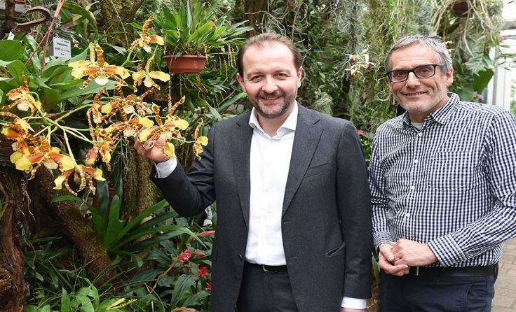 Vizebürgermeister Bernhard Baier und Friedrich Schwarz Foto: Stadt Linz