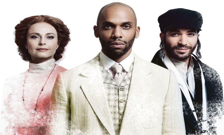 Daniela Dett, Gino Emnes und Riccardo Greco in RagtimeFoto: Robert Josipovic