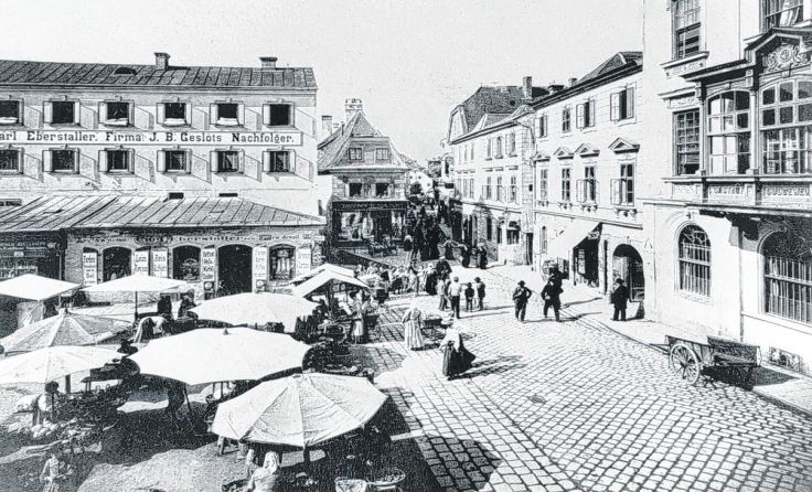 Heute steht hier das Neue Rathaus. Foto: Archiv der Stadt LinzFoto: Archiv der Stadt Linz