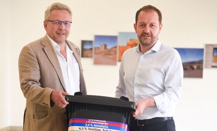 Erich Ehrentraut, Bernhard Baier. F: Stadt Linz