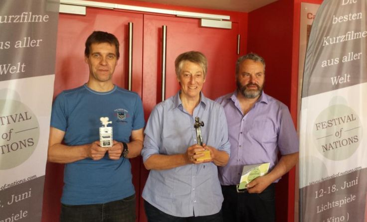 Hans-Joachim Derra, Esther Wenger und Christian Gaigg (v.li.)