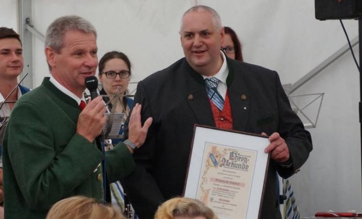 Bürgermeister Engelbert Gnigler (li.) und Christian Hieke