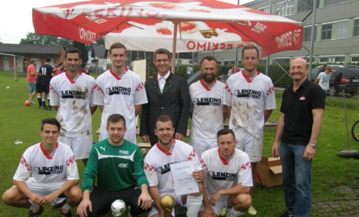 Die Siegermannschaft Sparta Lenzing