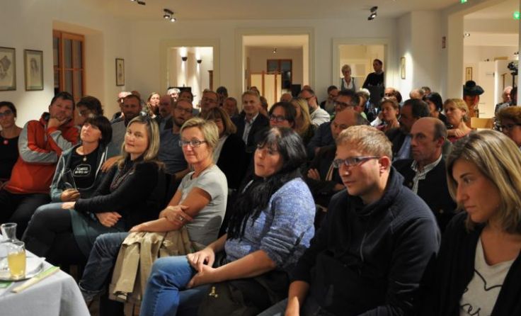 Viele interessierte Zuhörer Foto: Grüne