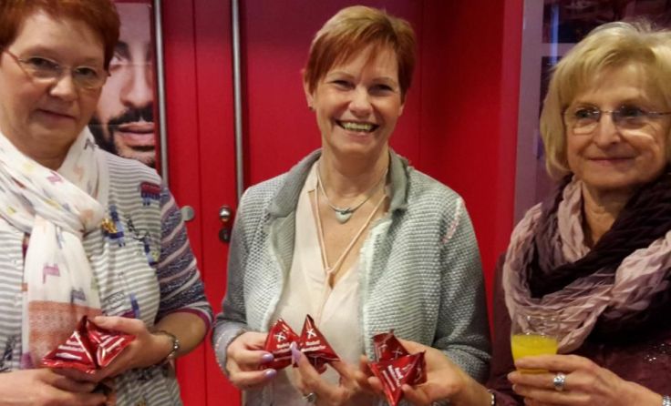 Betriebsrätinnen beim Kinoabend der ÖGB-Frauen