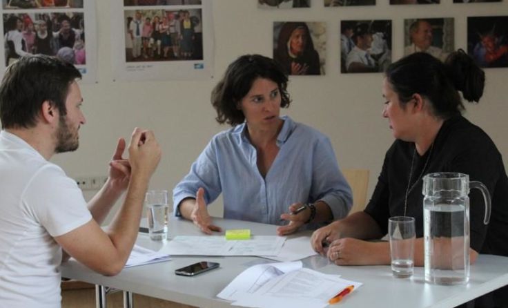 In Bildmitte die regionale Projektbetreuerin Michaela Binder Foto: LEADER Region FUMO