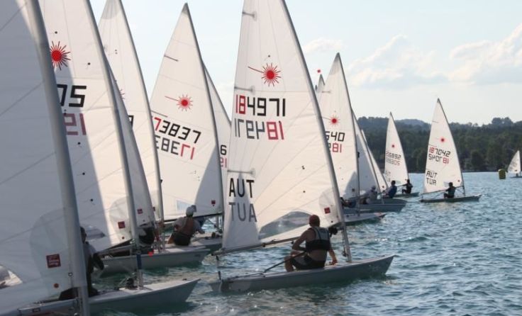 Start zur ersten Wettfahrt Foto: Sport Consult, Gert Schmidleitner. 