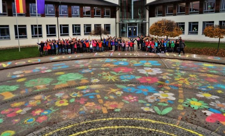 „Blühende Straßen“ der Volksschule Tiefgraben/St. Lorenz