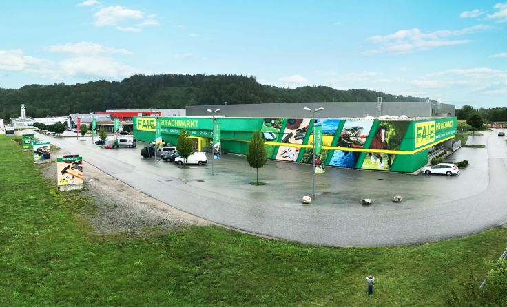 Der Faie-Fachmarkt erhielt ein neues Gesicht.