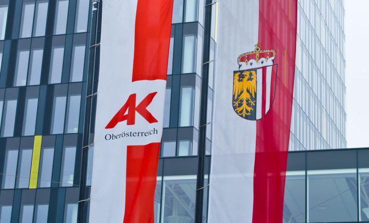 Das Gebäude der Arbeiterkammer in Linz Foto: Wodicka