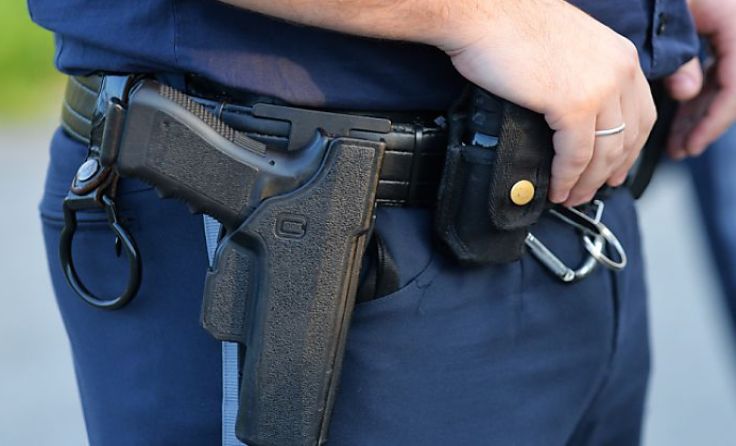 Bei einer Übung hatte sich ein Schuss aus der Waffe gelöst. Foto: APA (Gindl)/BARBARA GINDL 