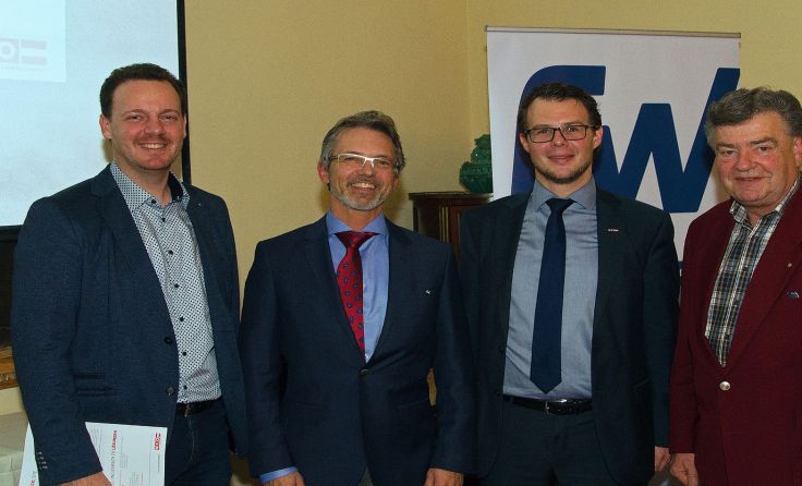 Gerhard Kaniak, Wolfgang Gaßner, Peter Neumann und Walter Schragner (v.l.) Foto: FW